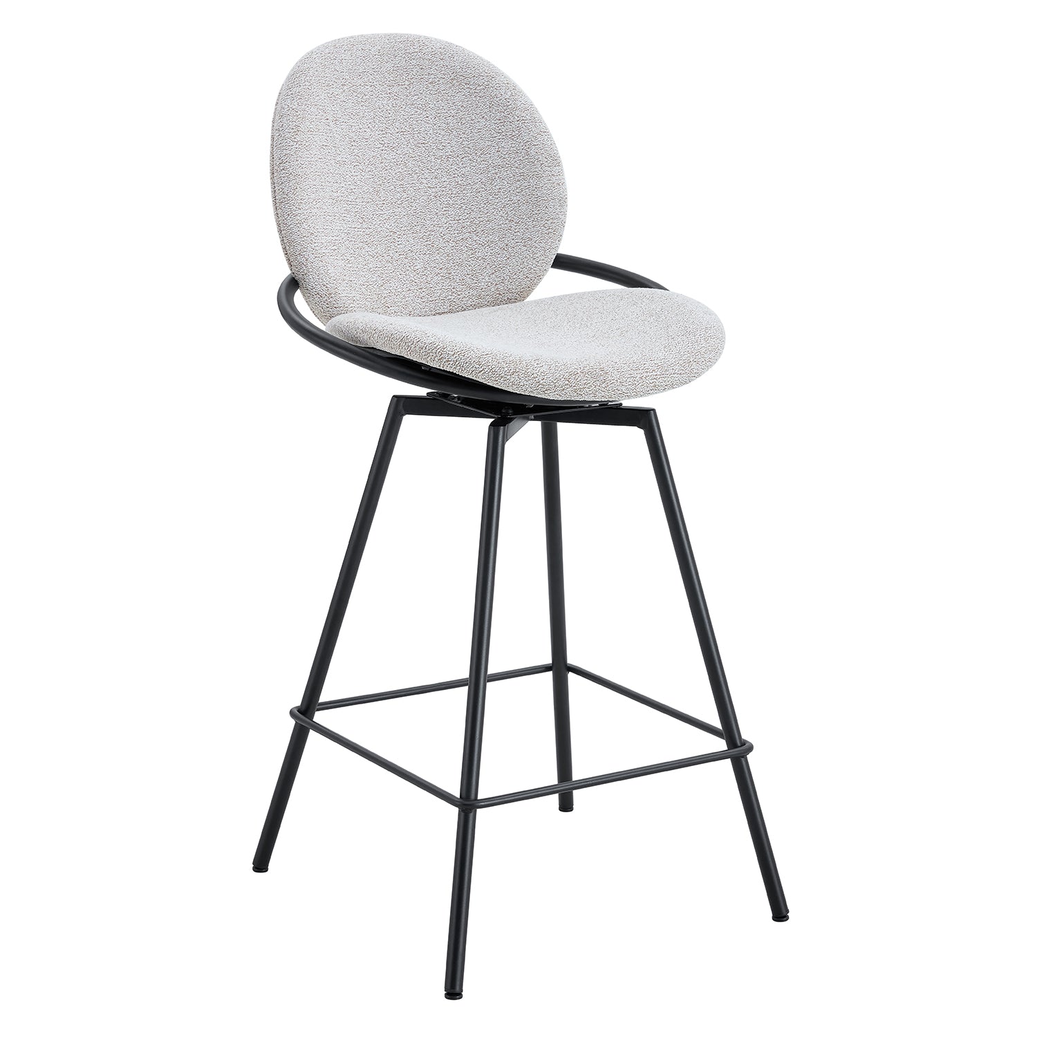 Silla para Barra Alec Beige Giratoria