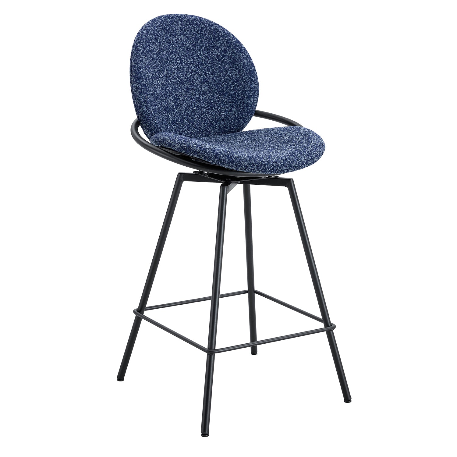 Silla para Barra Alec Azul Giratoria