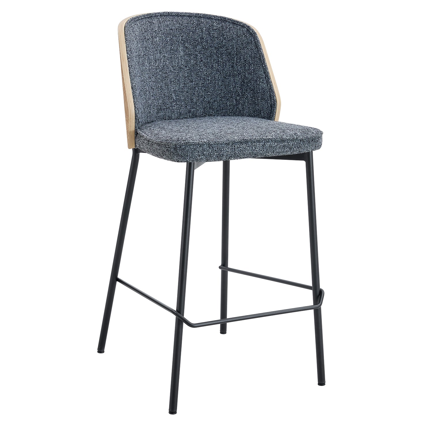 Silla para Barra Kim Plomo, Natural