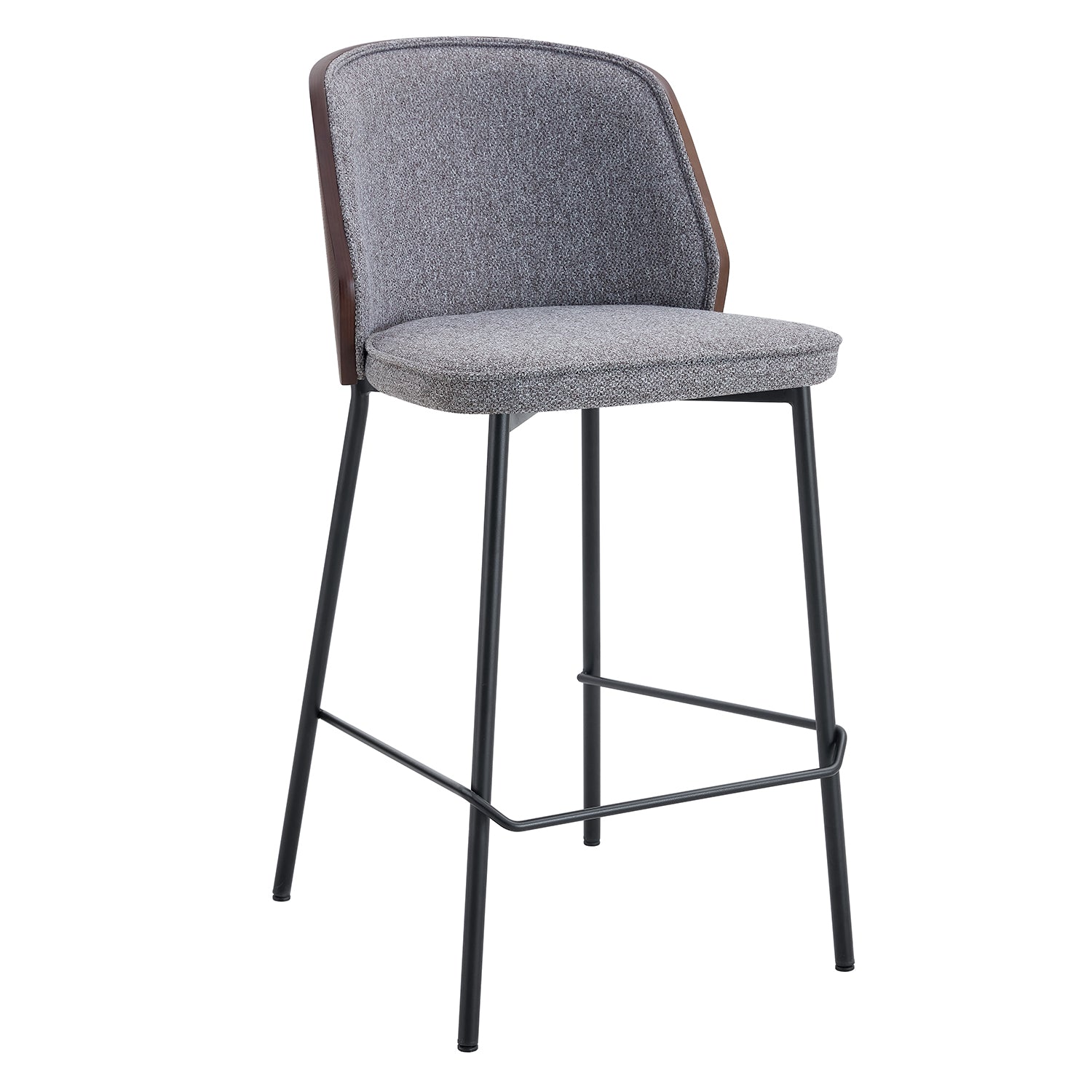 Silla para Barra Kim Gris, Nuez