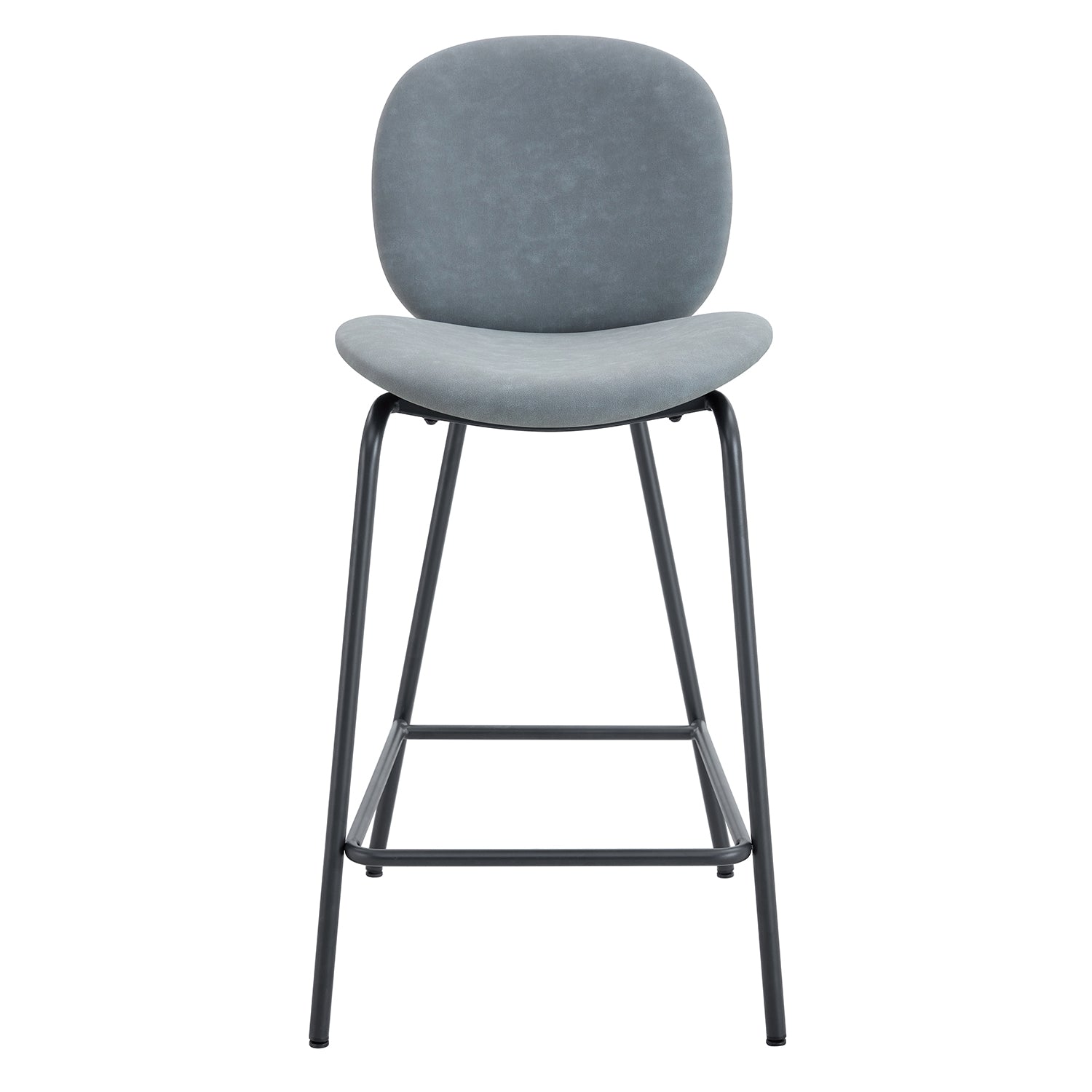 Set X2 Silla Bar Blas Natural Gris, Gris Oscuro