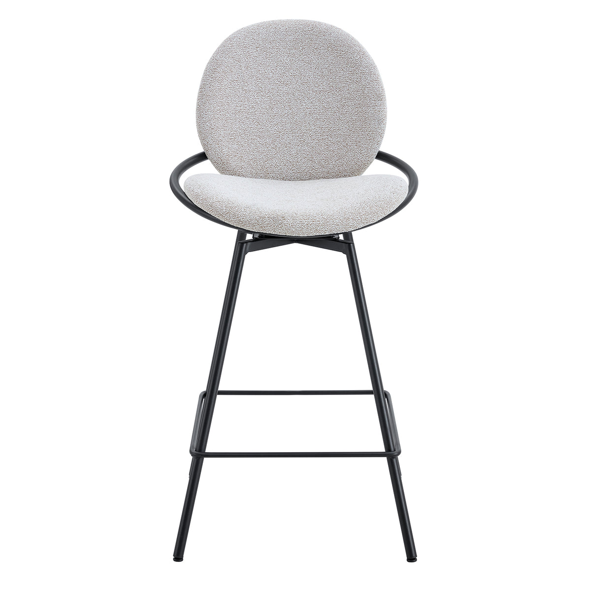 Silla para Barra Alec Beige Giratoria