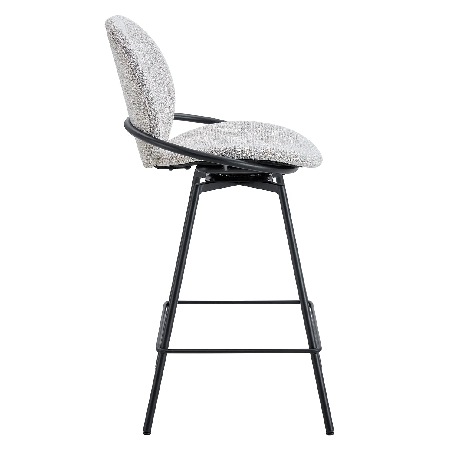 Silla para Barra Alec Beige Giratoria