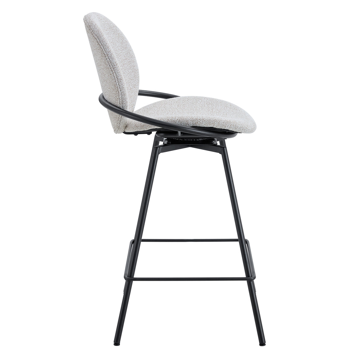 Silla para Barra Alec Beige Giratoria