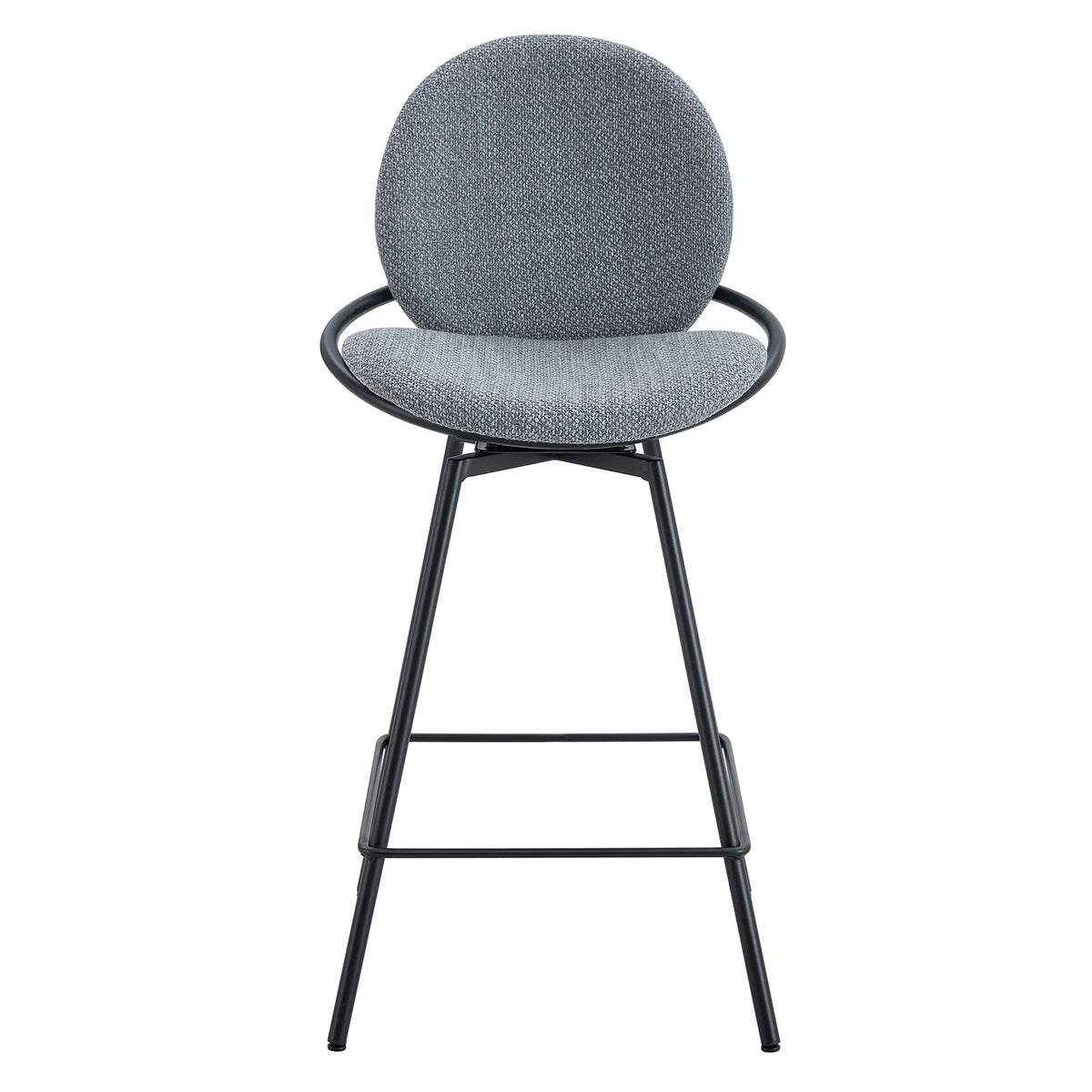 Silla para Barra Alec Gris Giratoria