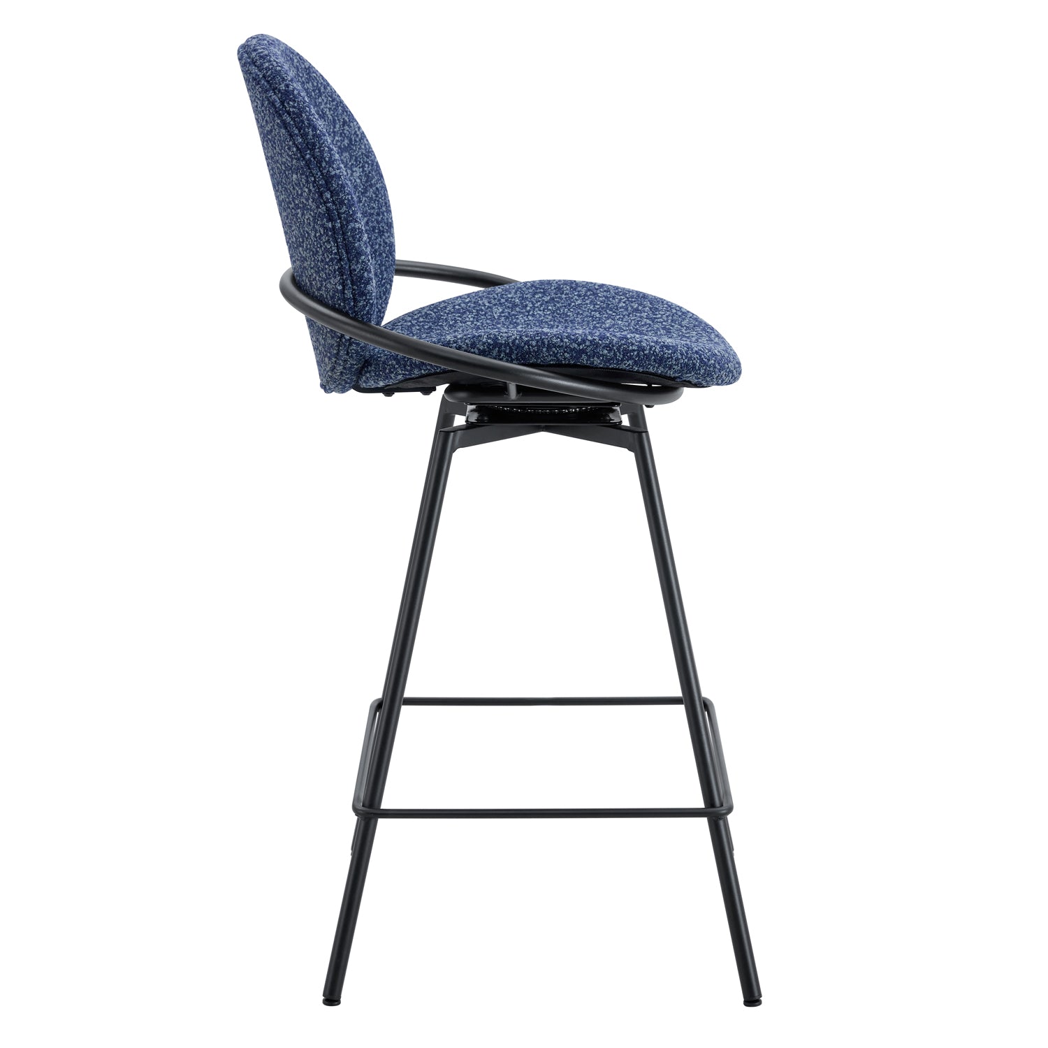 Silla para Barra Alec Azul Giratoria