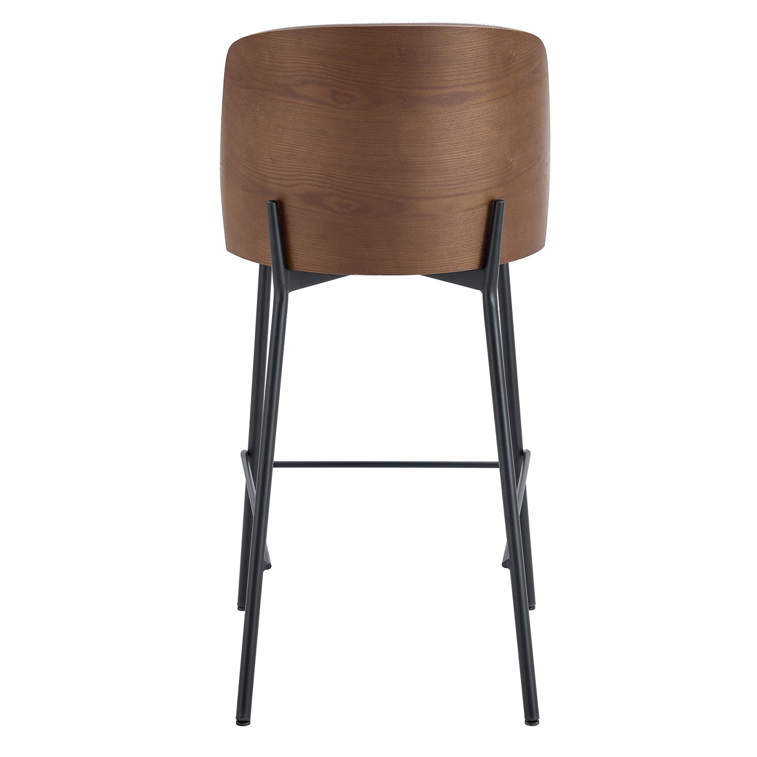 Silla para Barra Kim Beige, Nuez
