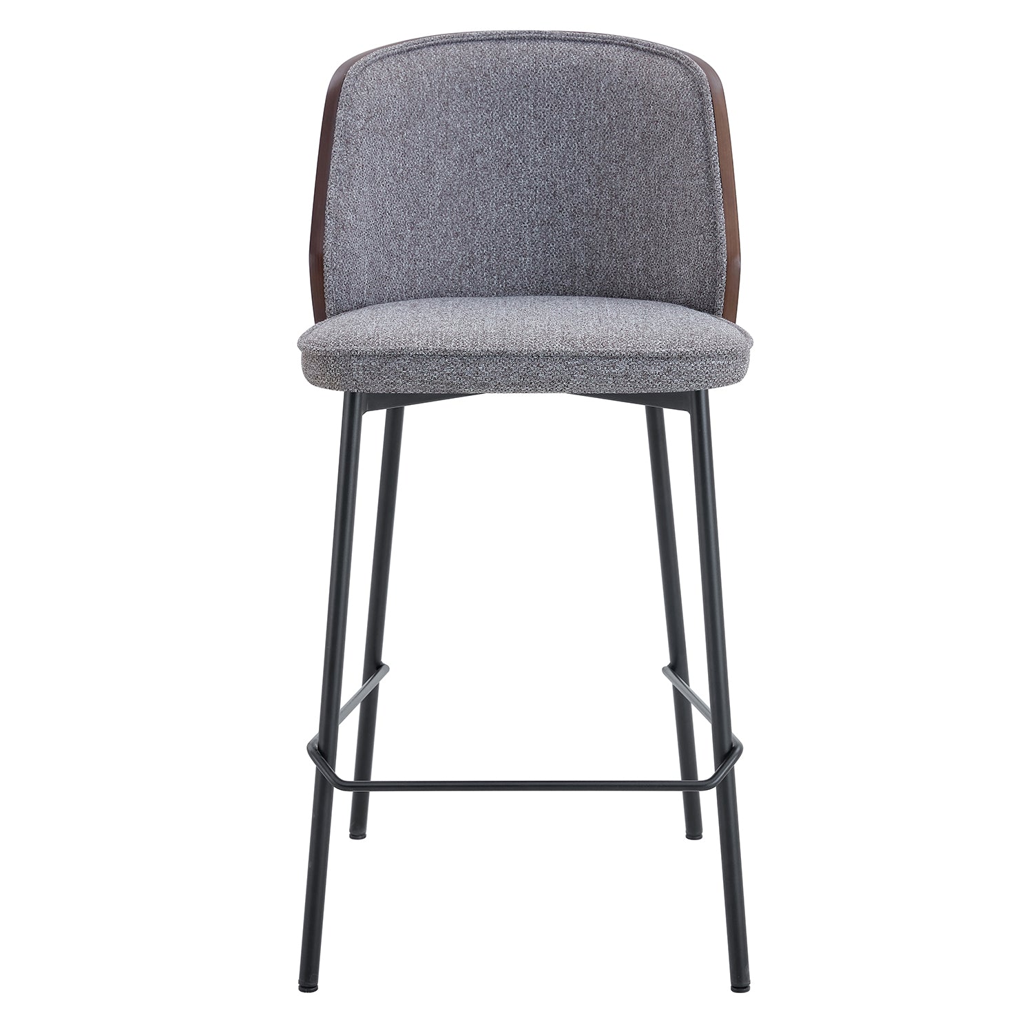 Silla para Barra Kim Gris, Nuez
