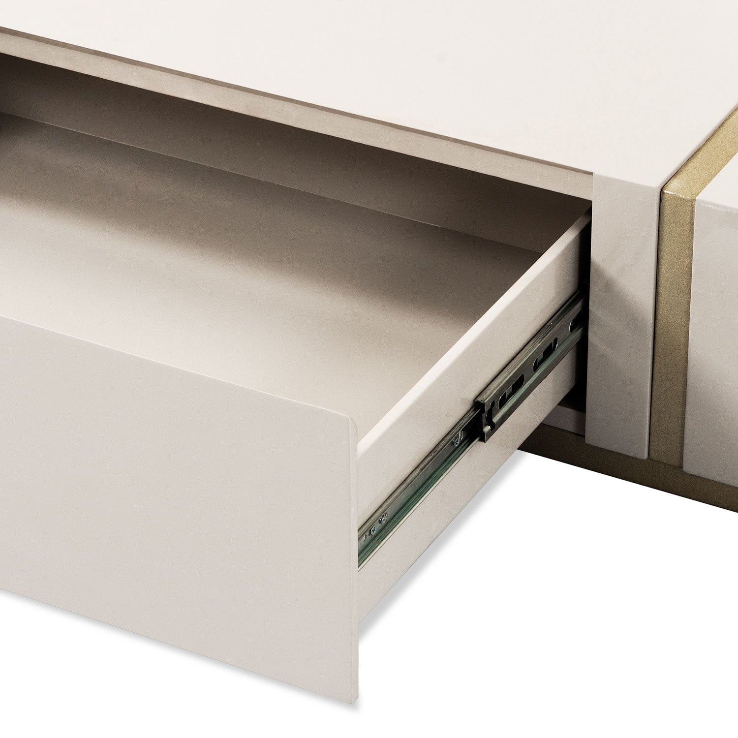 Mesa De Centro Lizzi Greige, Champaña Premium