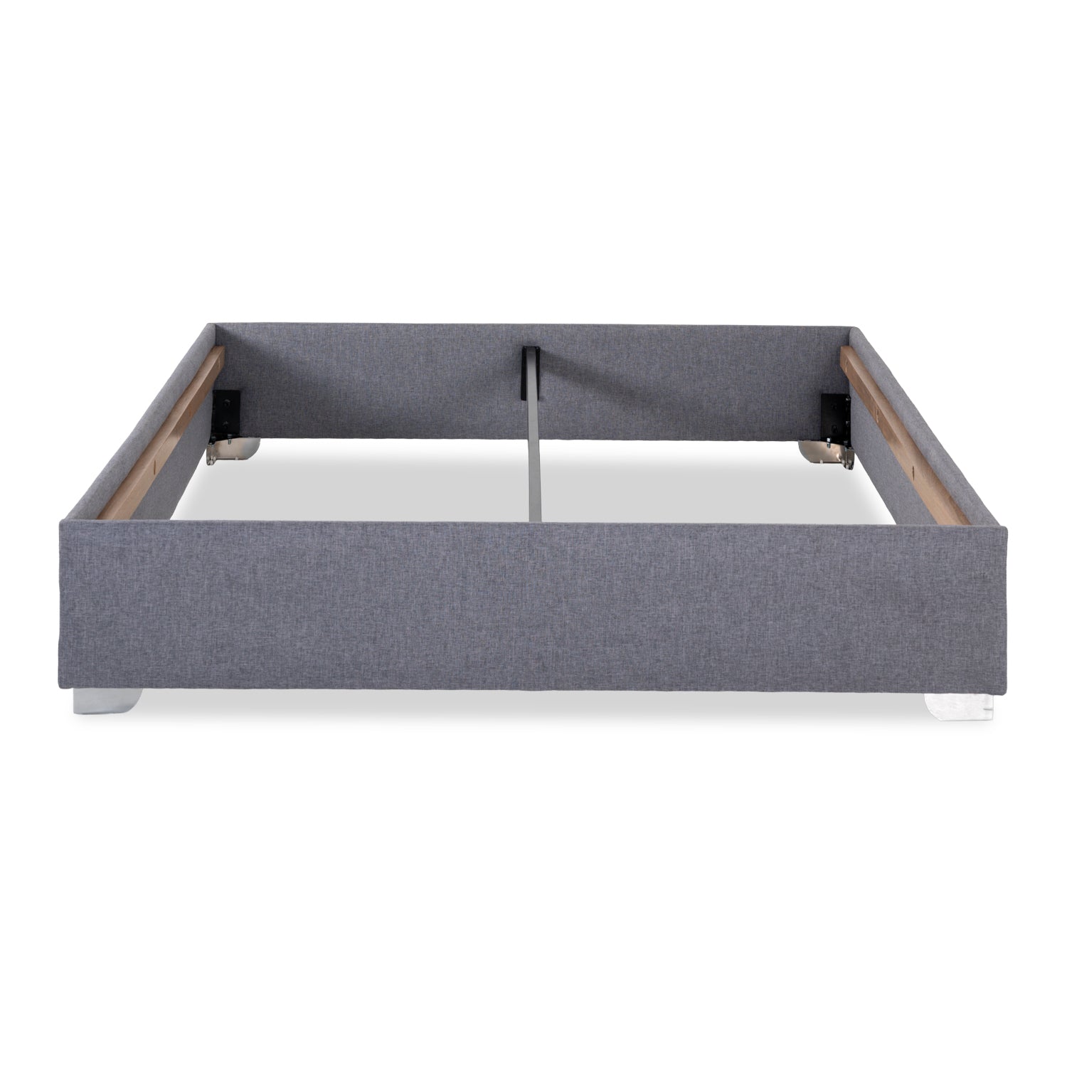 Base Cama Doble Pier Desarmable Gris
