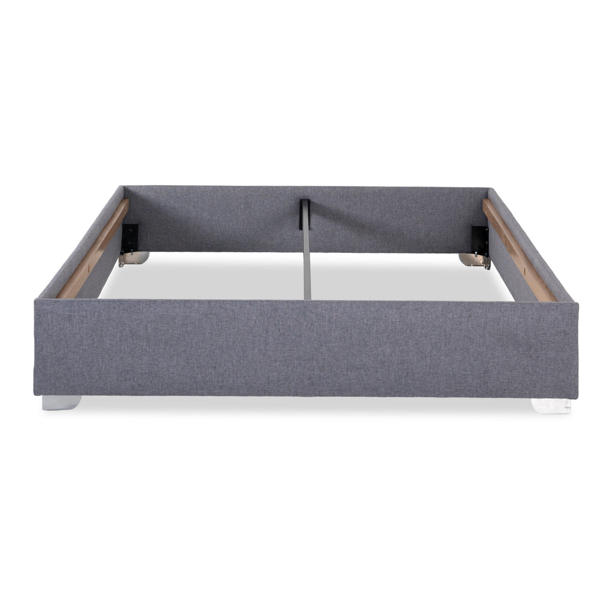 Base Cama Doble Pier Desarmable Gris