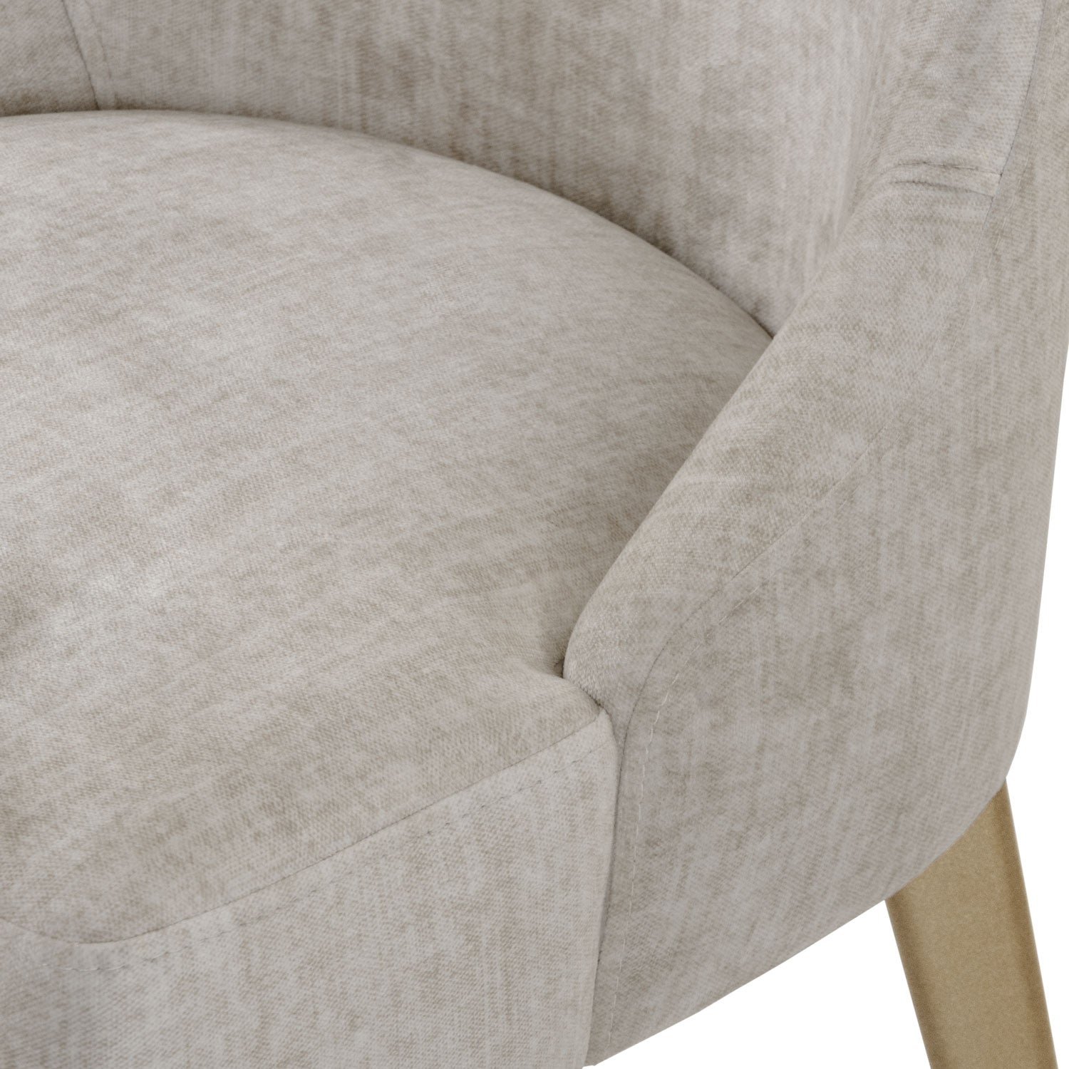 Comedor 6 Puestos Sevilla Velvet Atlas Marmol, Champaña Bpv