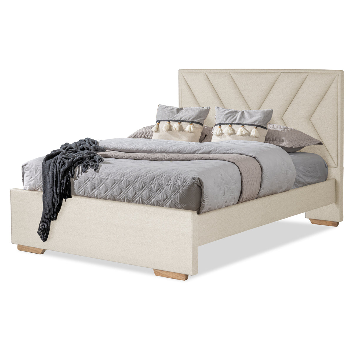 Cama Semi Doble Vallarta Eurolino Marfil