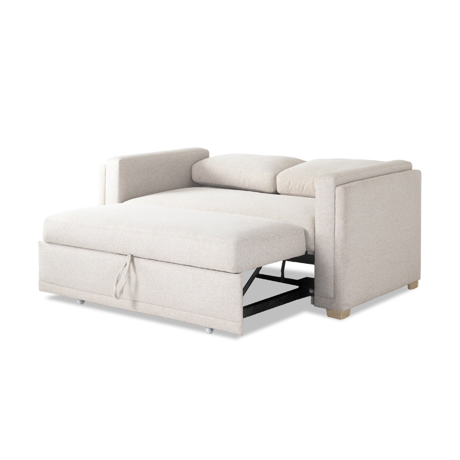 Sofá Cama Gala Vitore Blanco, Natural 1.50