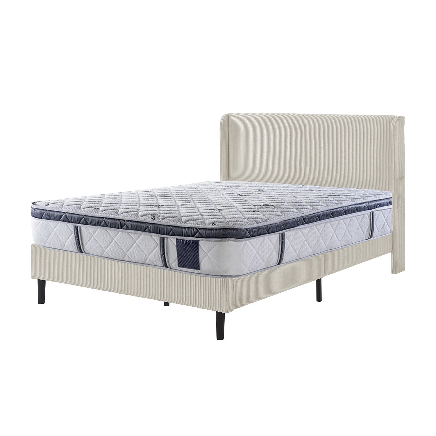 Cama Doble Alicante Crudo