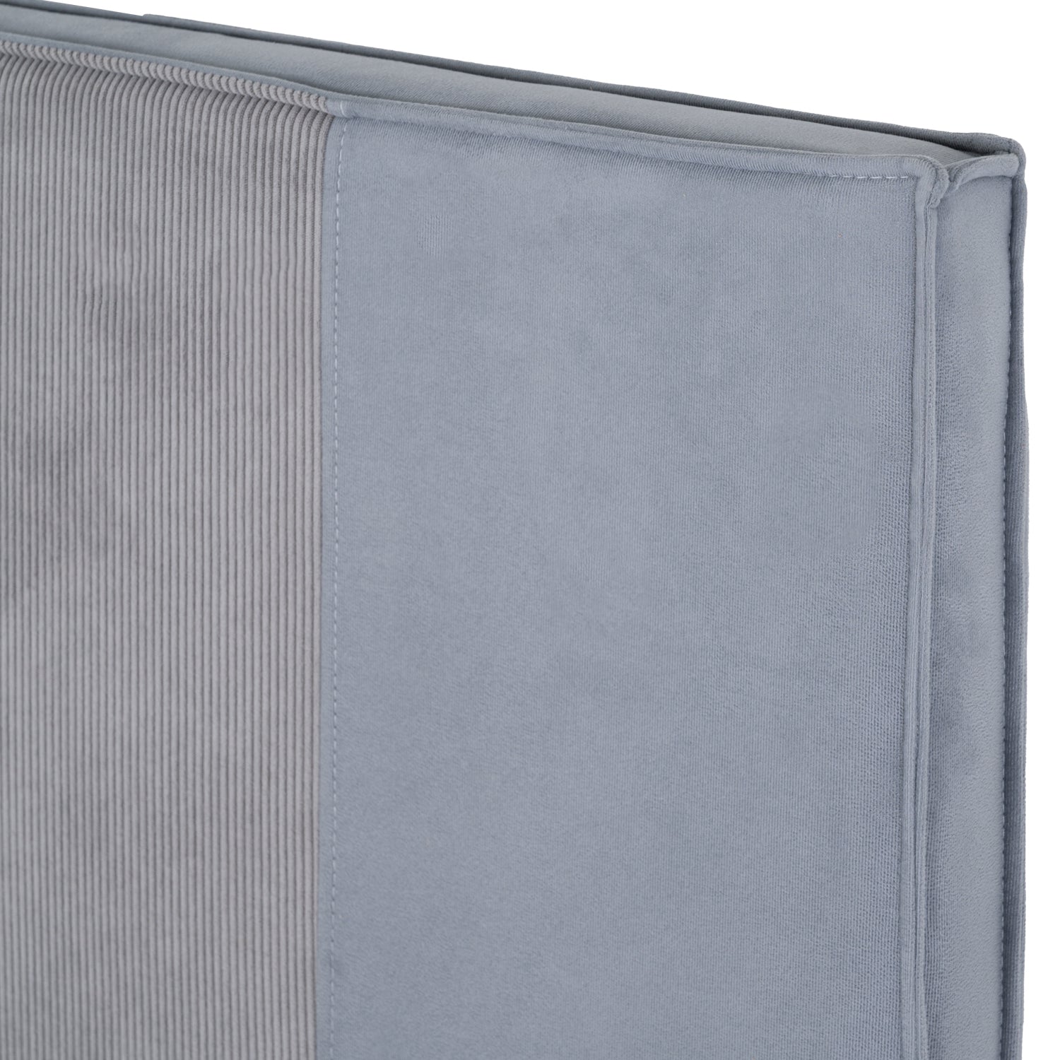 Cama 1.00 Tokyo Microfibra Gris, Natural