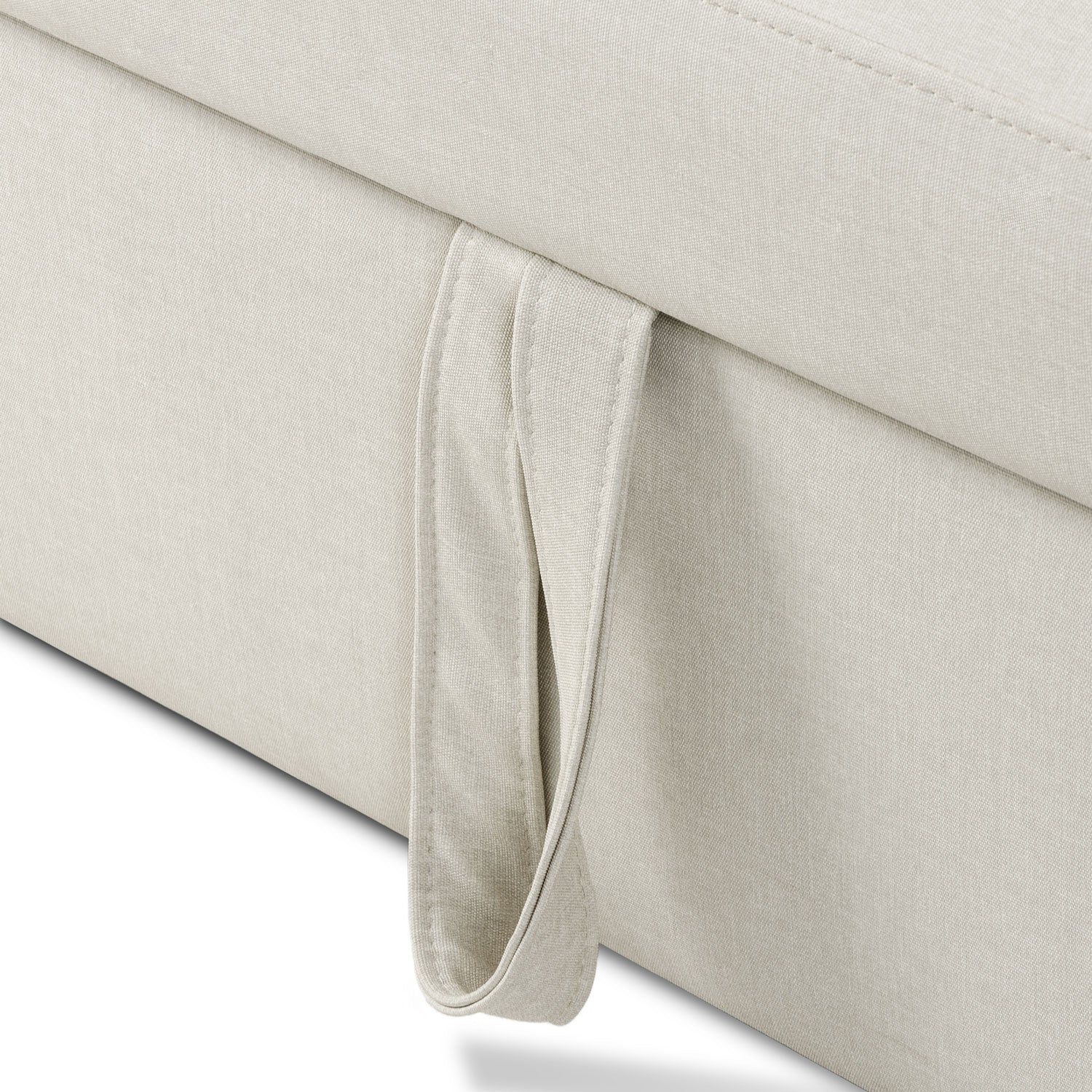 Sala Cama Sevilla Eurolino Blanco Puro, Champaña Derecha