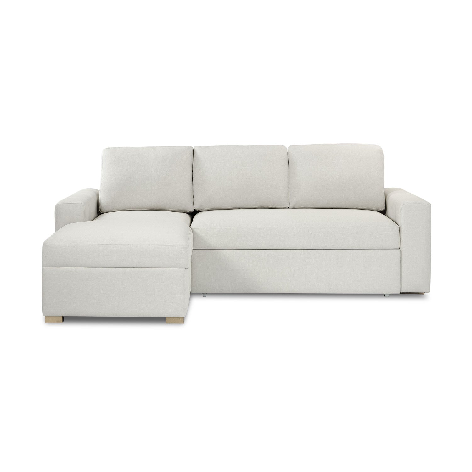 Sala Cama Sevilla Eurolino Blanco Puro, Champaña Izquierda