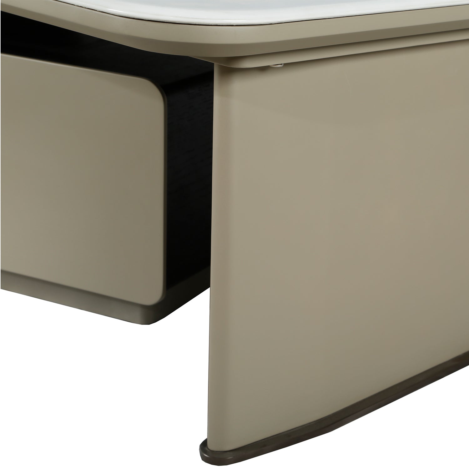 Mesa De Centro Olimpo Marmolizada Blanca