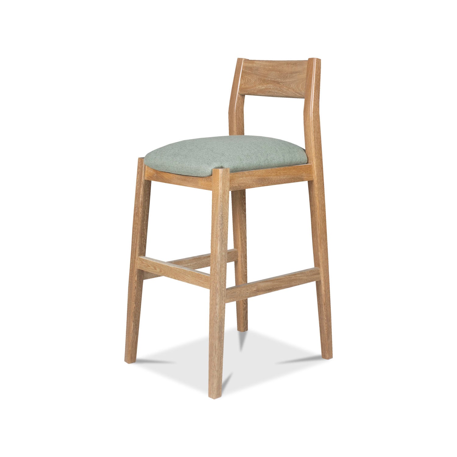 Silla Para Barra Dalton Premium Verona Verde, Natural
