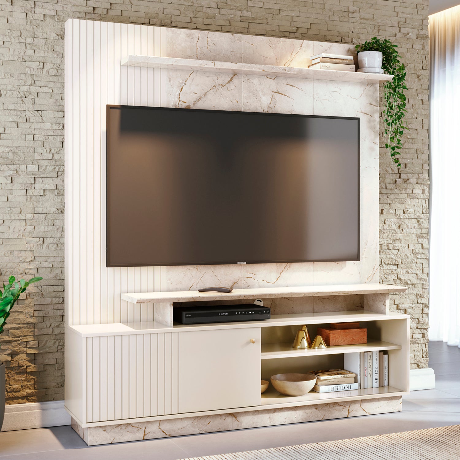 Centro de Entretnimiento Roma  Marmolado 160X183.5X39