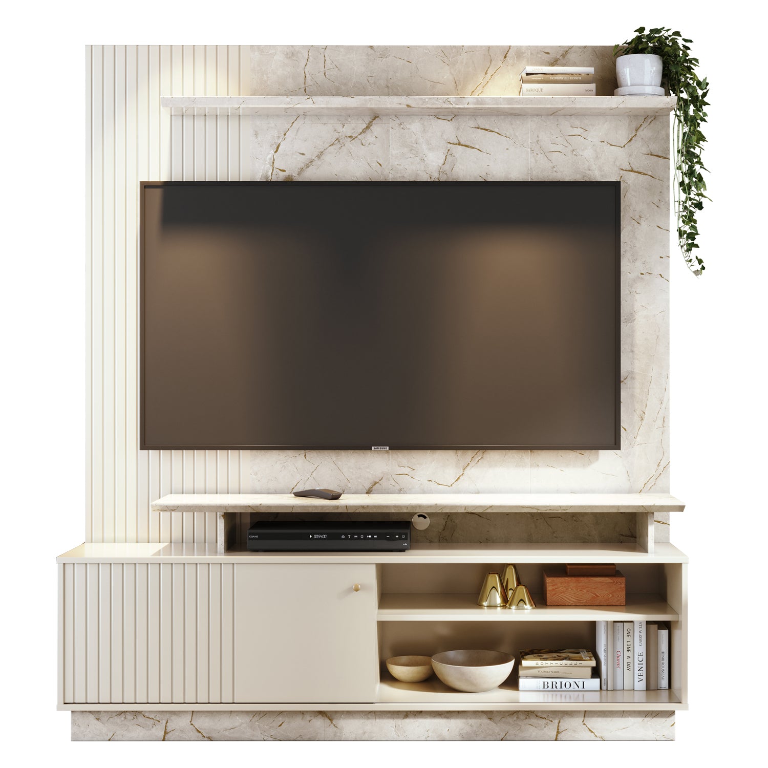 Centro de Entretnimiento Roma  Marmolado 160X183.5X39