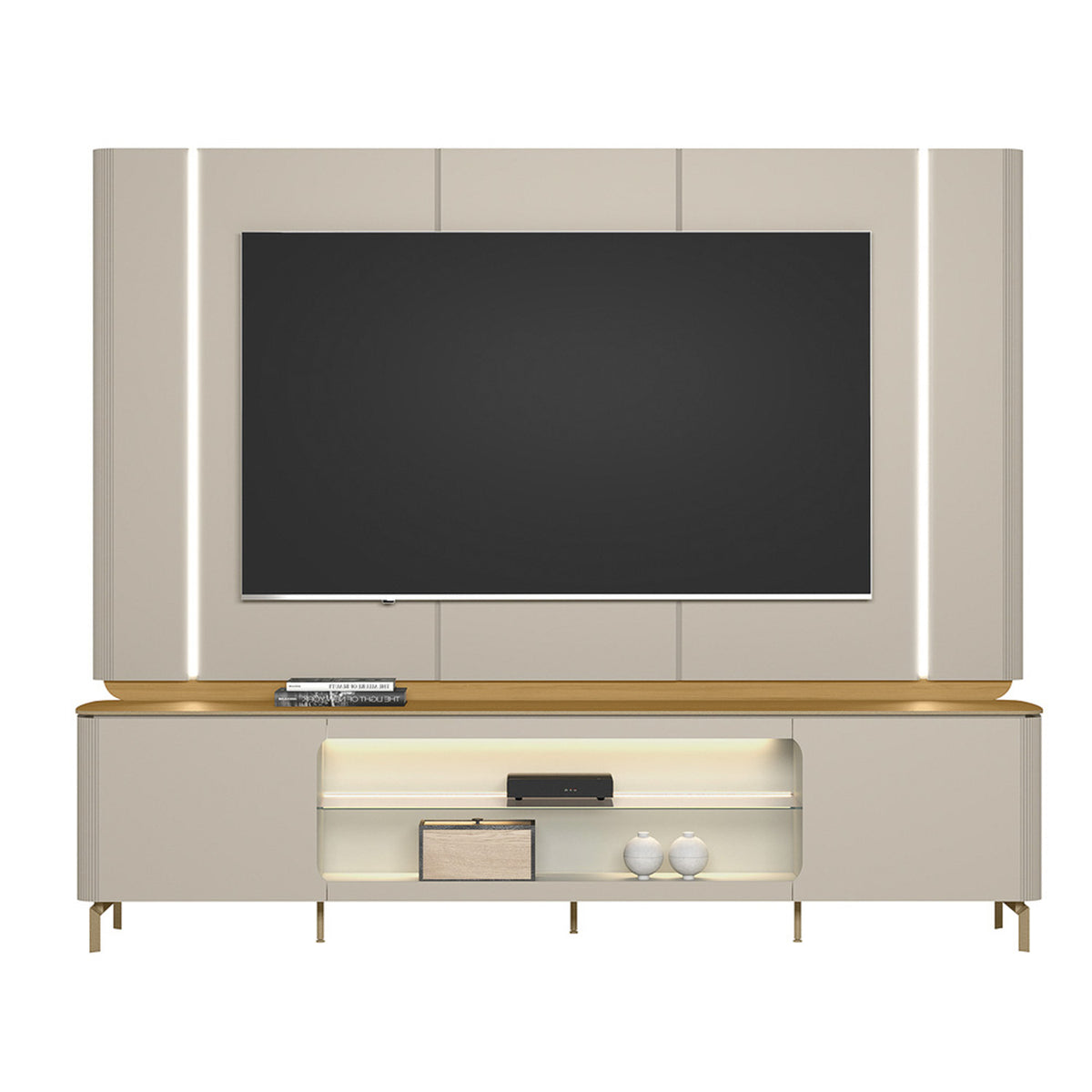 Centro de Entretenimiento Bell Natural, Off White 240X200X45