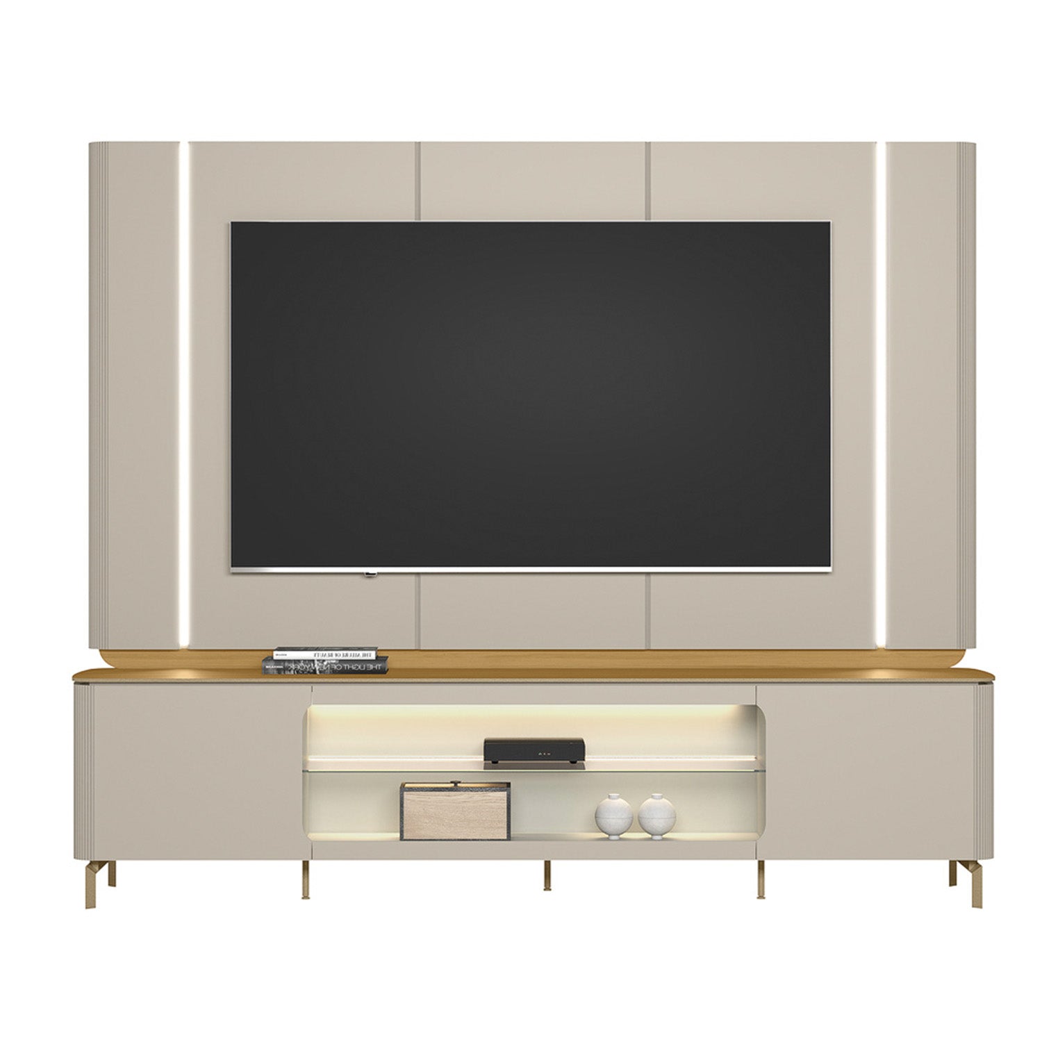 Centro de Entretenimiento Bell Natural, Off White 240X200X45