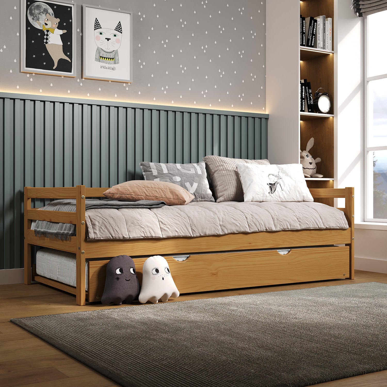 Cama Nido 0.90 Andy Natural