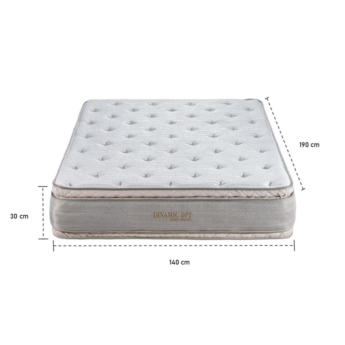 Combo Colchón Doble Dinamic Deluxe Doble Pillow Top + Somier Par
