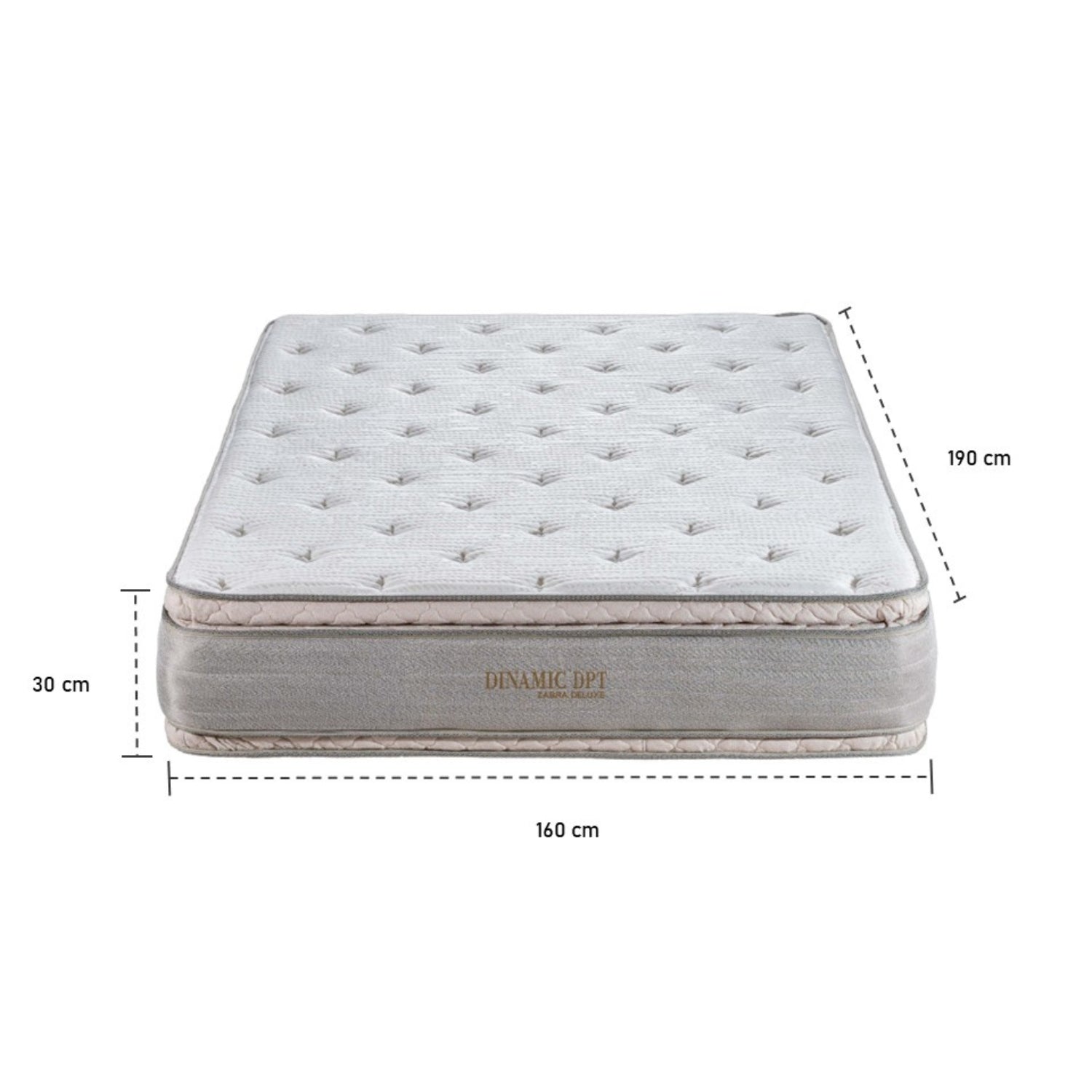 Colchón Queen Dinamic Deluxe Doble Pillow Top (Garantia 10 Años)