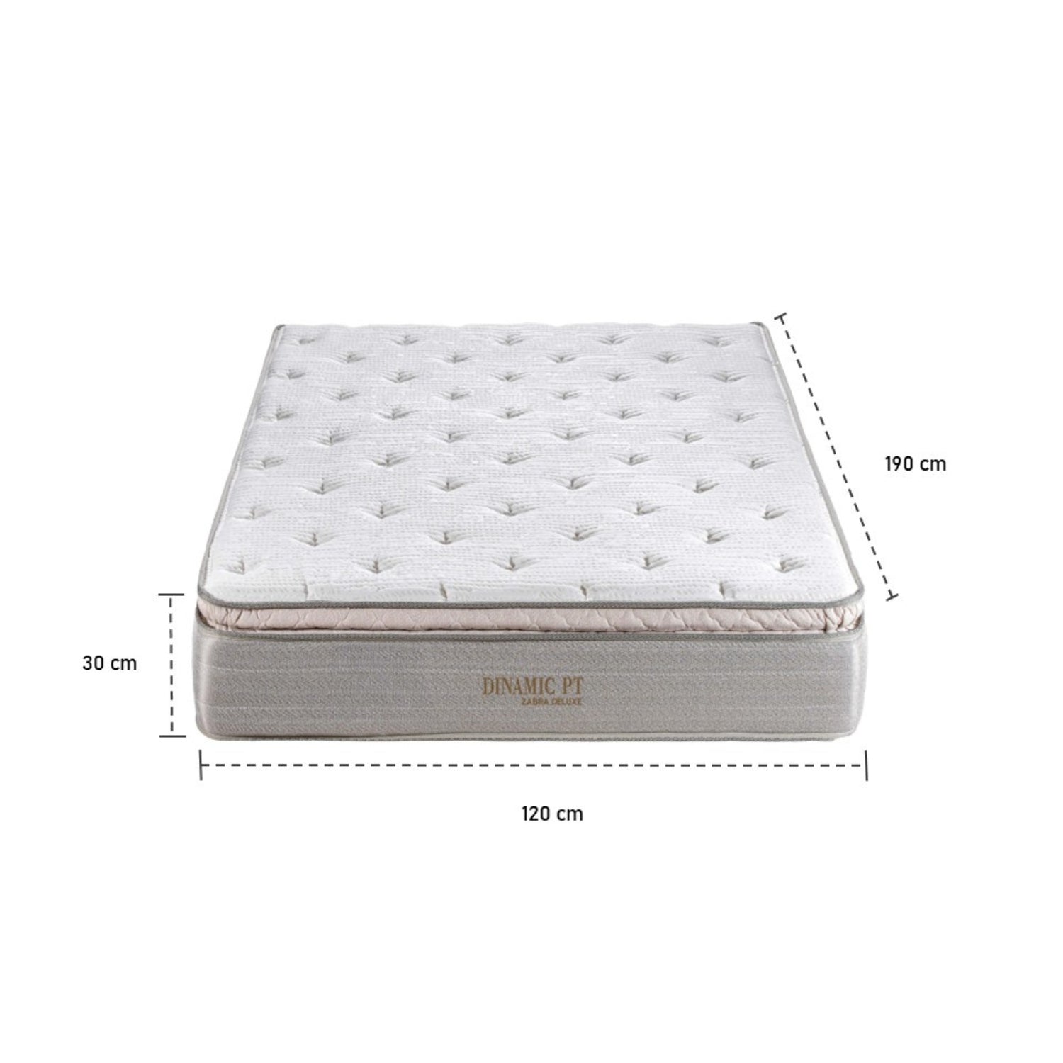 Colchón Semidoble Dinamic Deluxe Pillow Top (Garantia 10 Años)