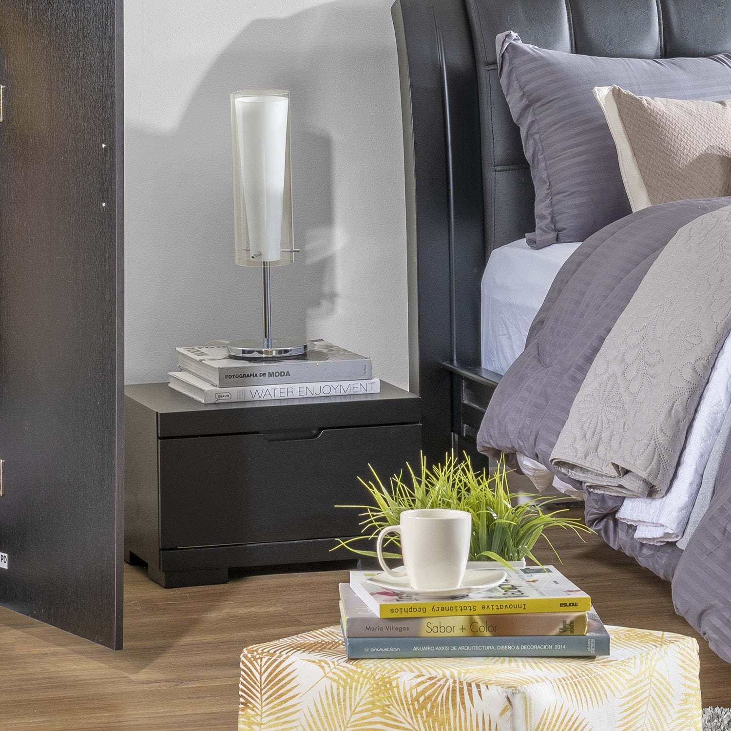 Mesa de Noche Noruega Wengue