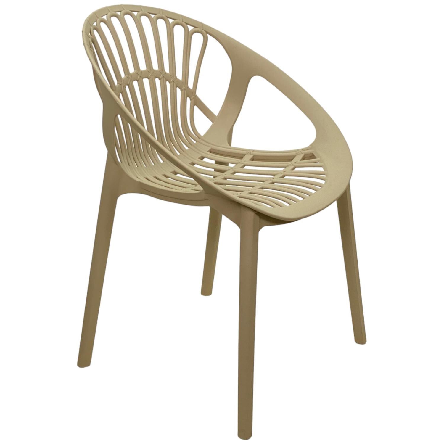 Silla Exterior 58X59X81 Agata Beige