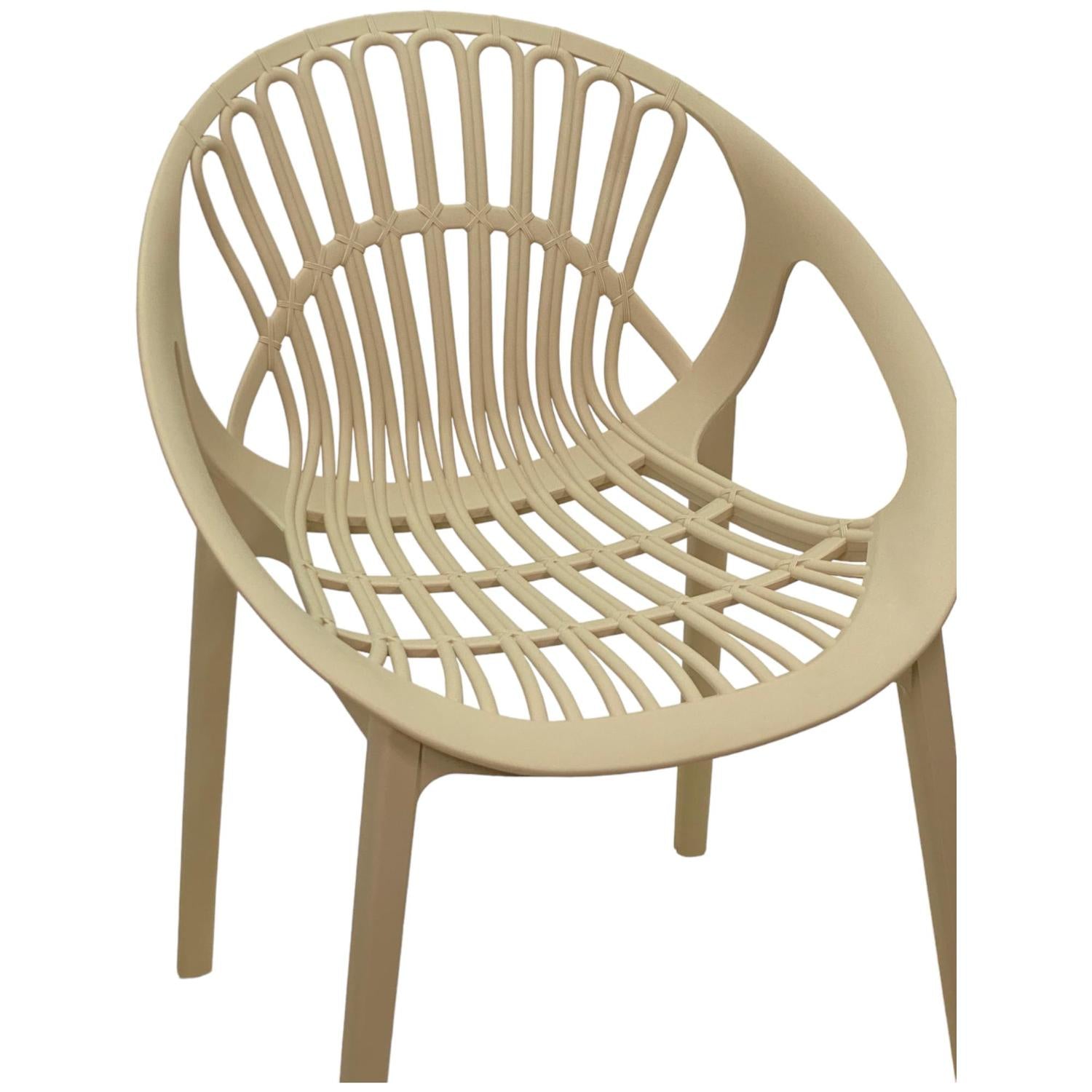Silla Exterior 58X59X81 Agata Beige
