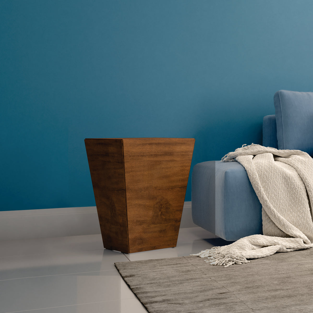 Mesa Auxiliar Alky Natural Oscuro