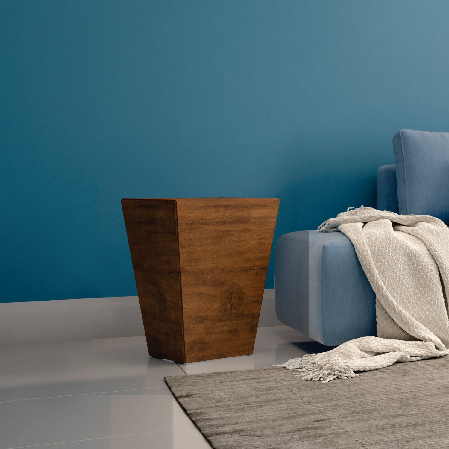 Mesa Auxiliar Alky Natural Oscuro