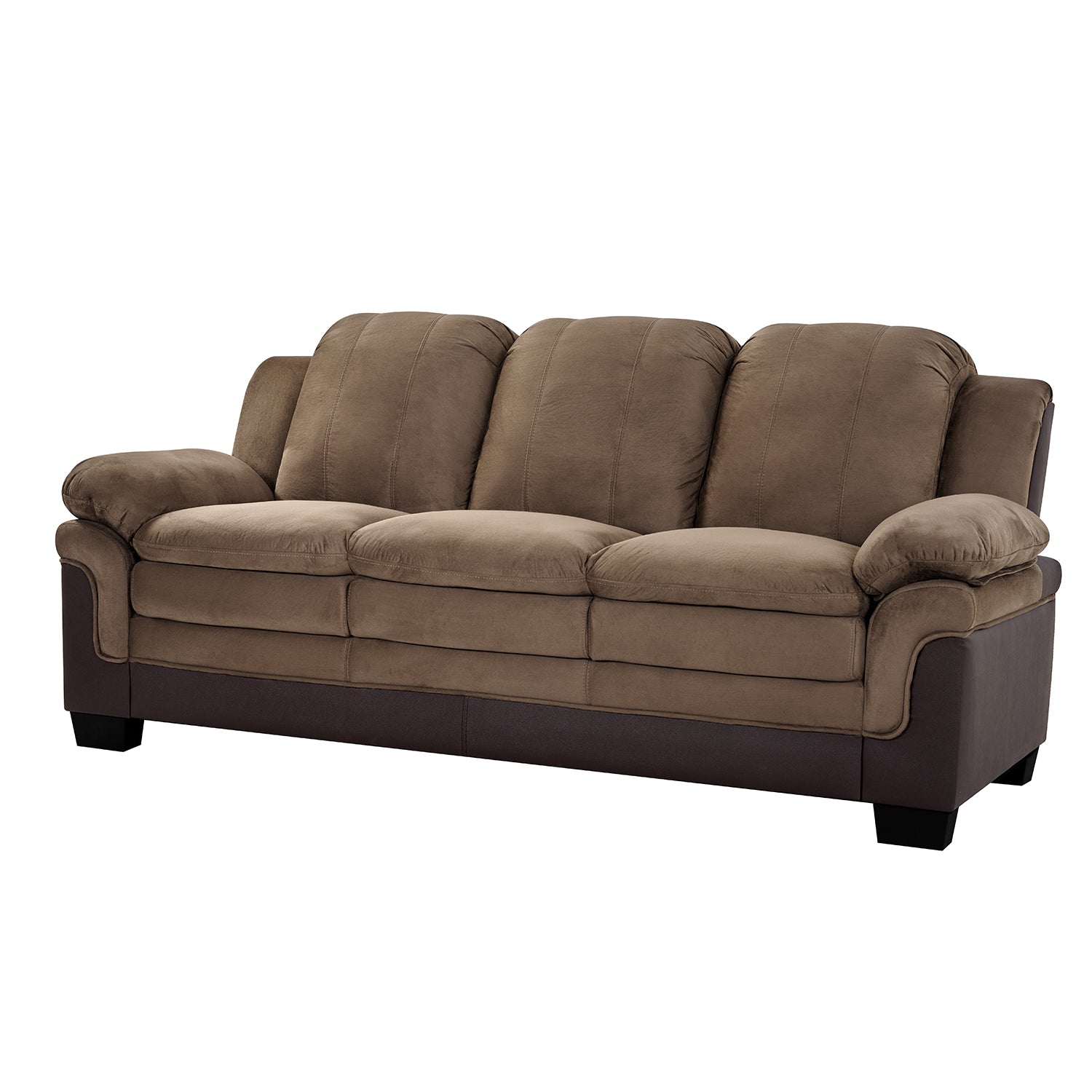 Sofa 3 Puestos Benevello Chocolate