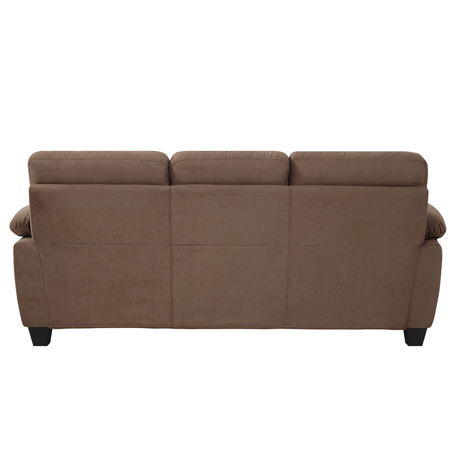 Sofa 3 Puestos Mariana Microfibra Café