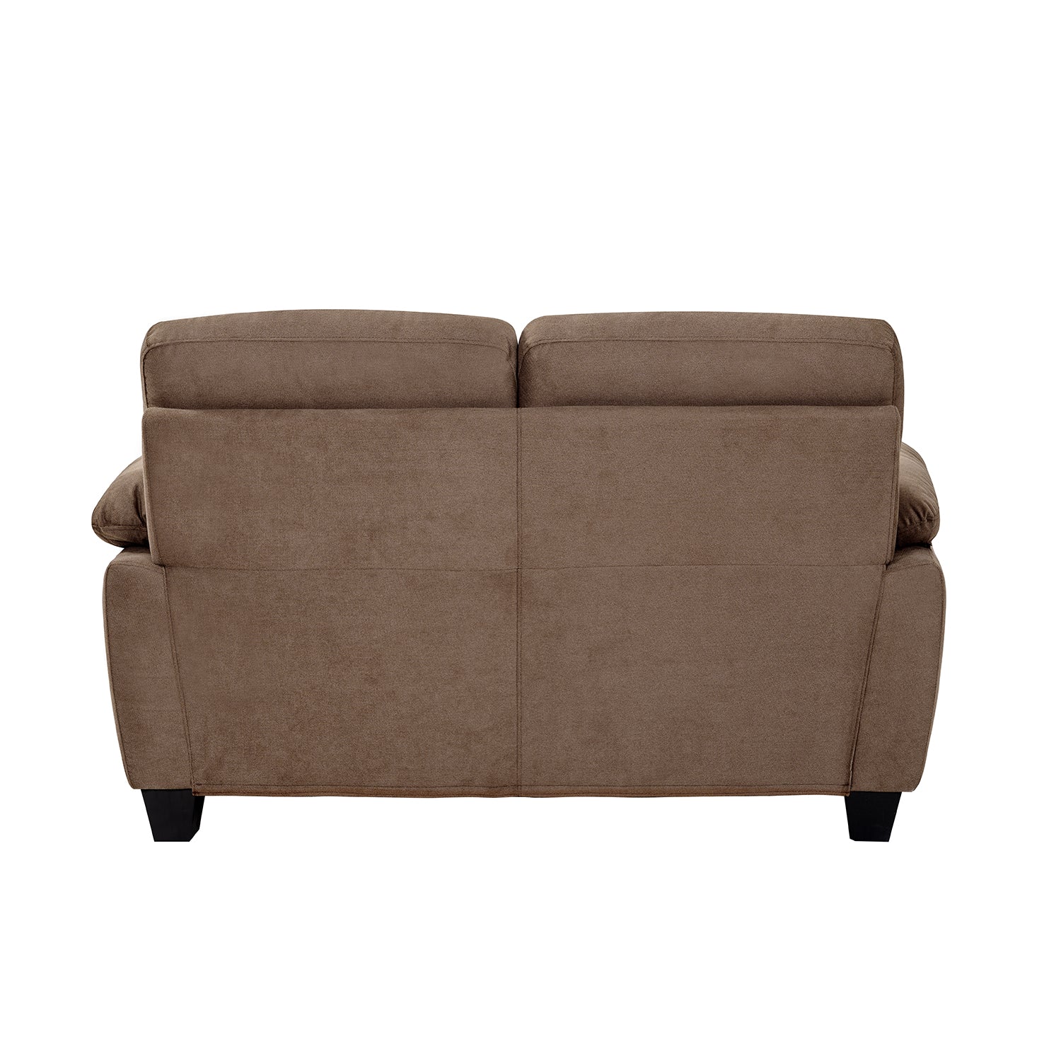 Sofa 2 Puestos Mariana Microfibra Café