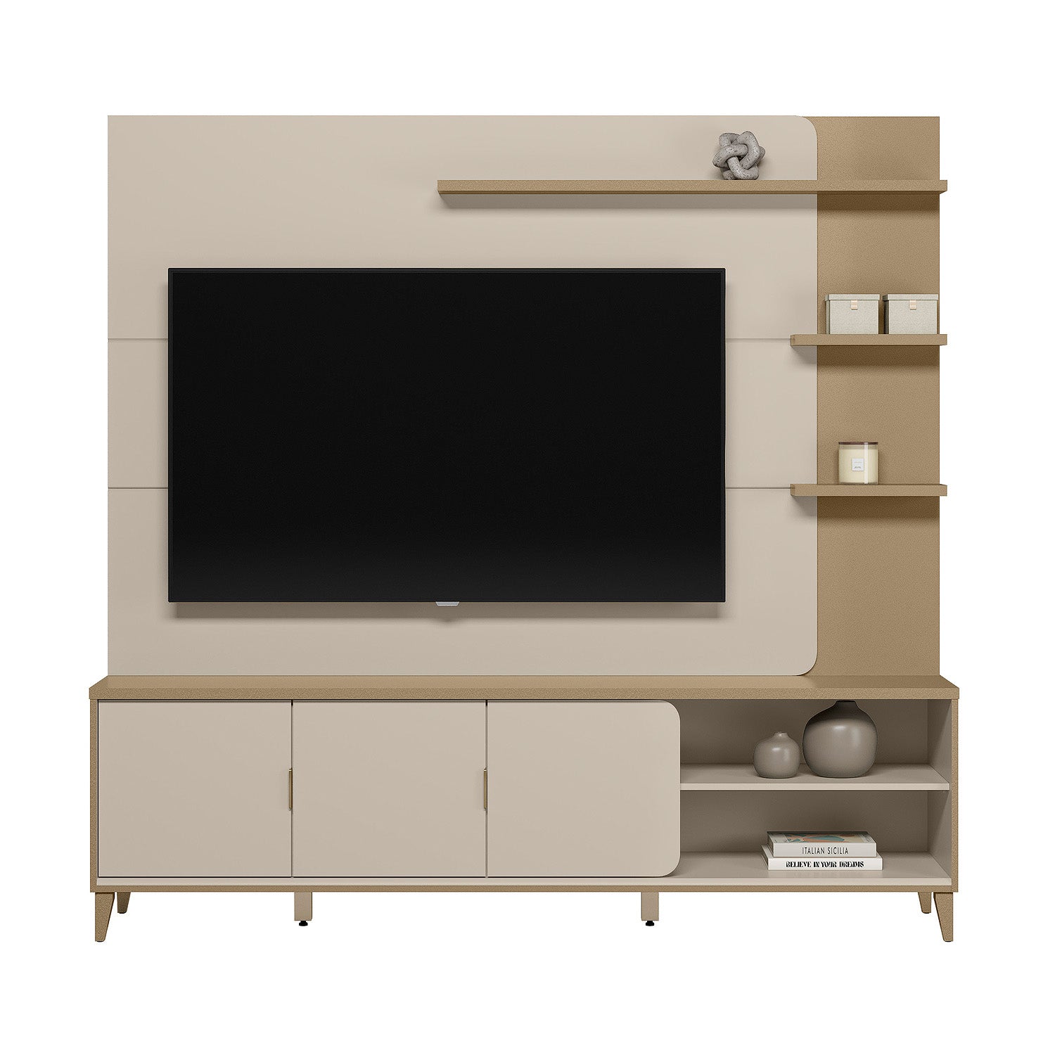 Centro de Entretenimiento  Domo Champaña, Off White 200X193X43