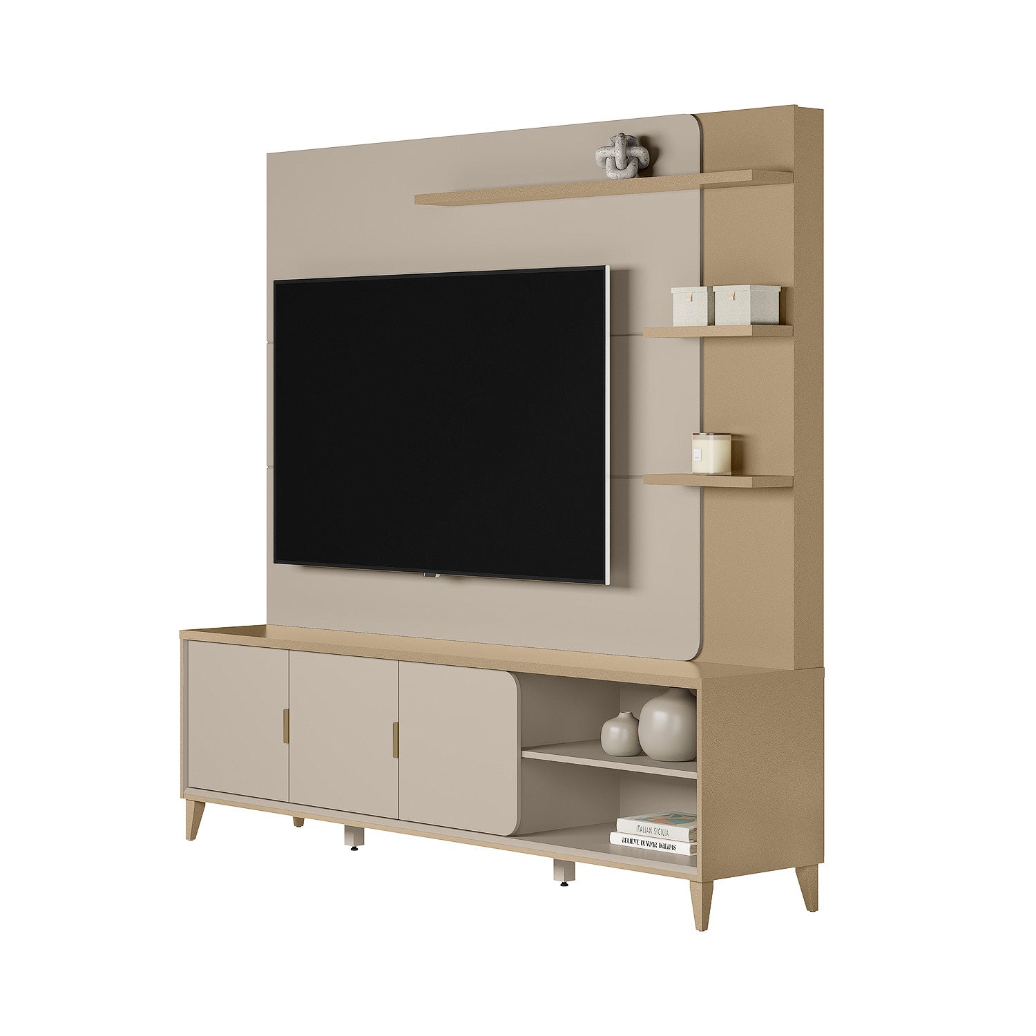Centro de Entretenimiento  Domo Champaña, Off White 200X193X43