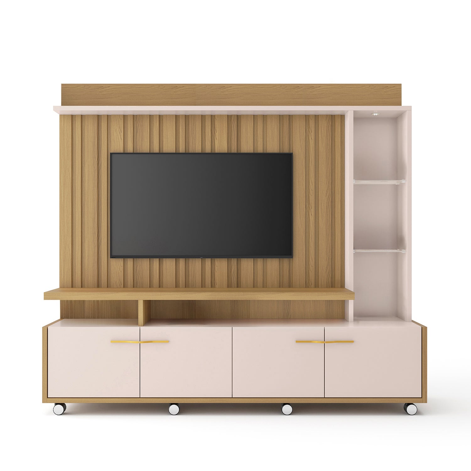 Centro De Entretenimiento Titan Natural, Off White 200X190X36