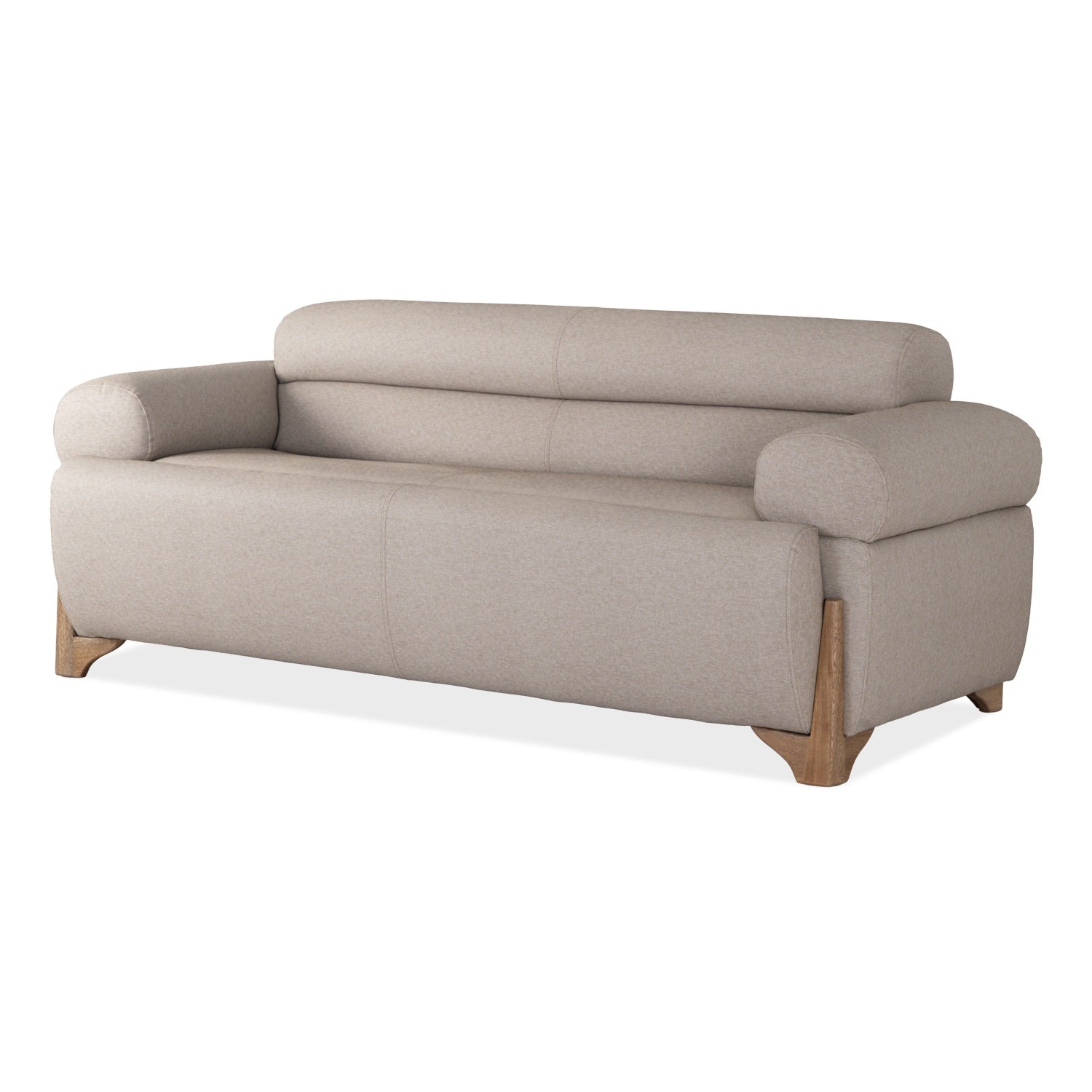 Sofá 3 Puestos Larisa Eurolino Vitore Trigo