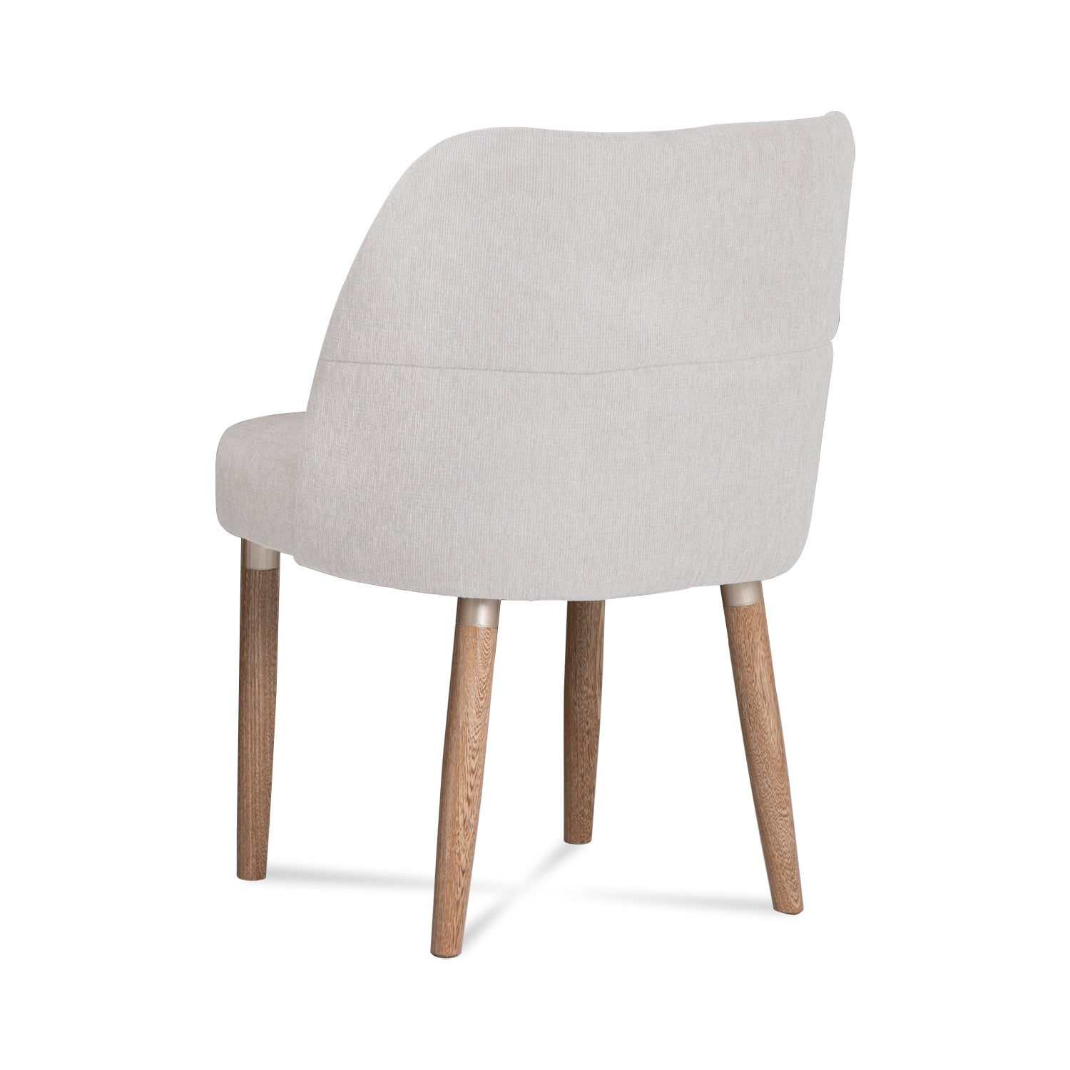 Comedor 6 Puestos Nicole Velvet Impetu Plata, Natural