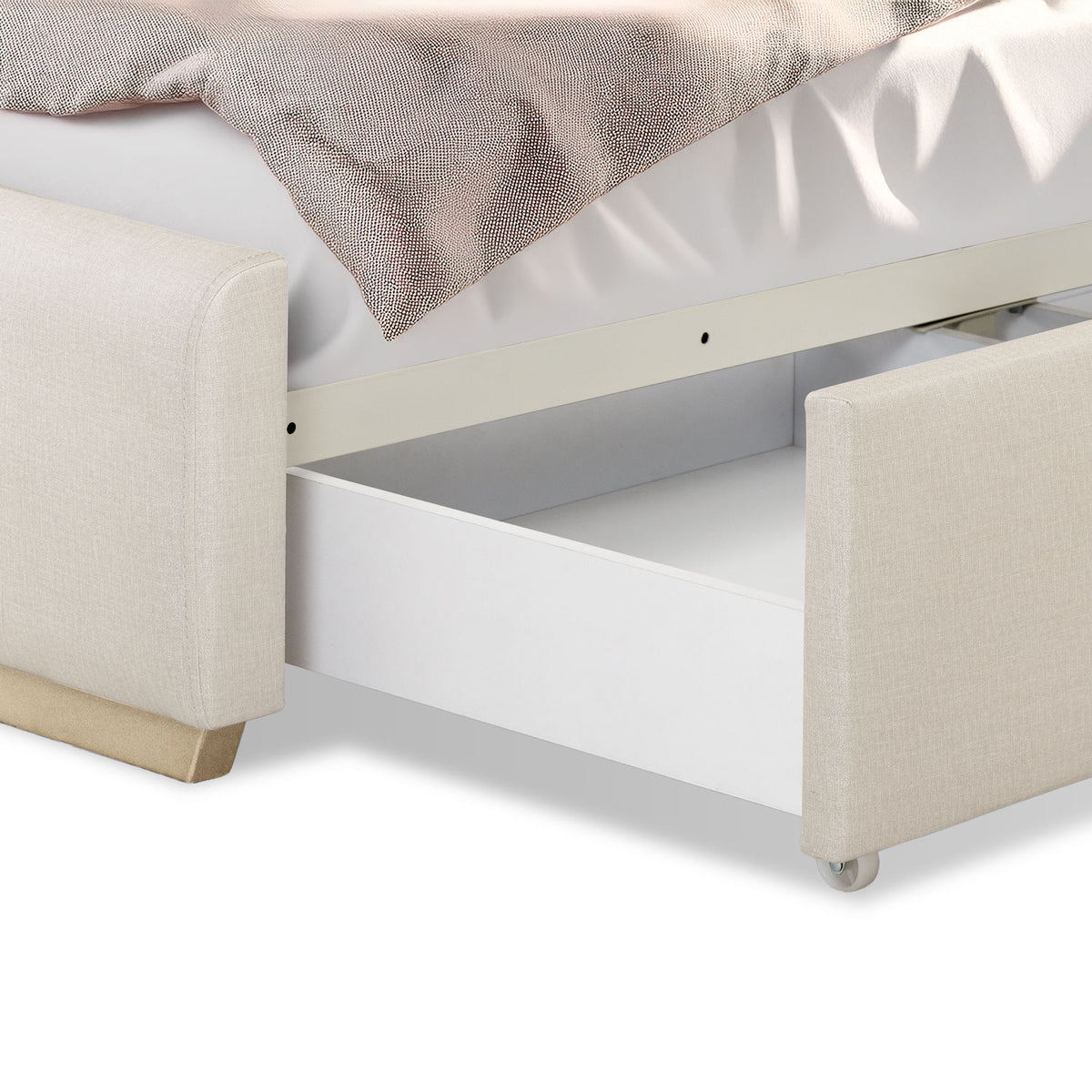 Cama Queen Tiana Eurolino Perla, Champaña Premium