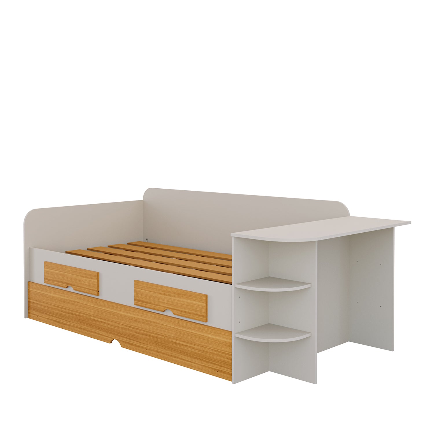 Cama Nido 1.00 Helen Off White, Natural