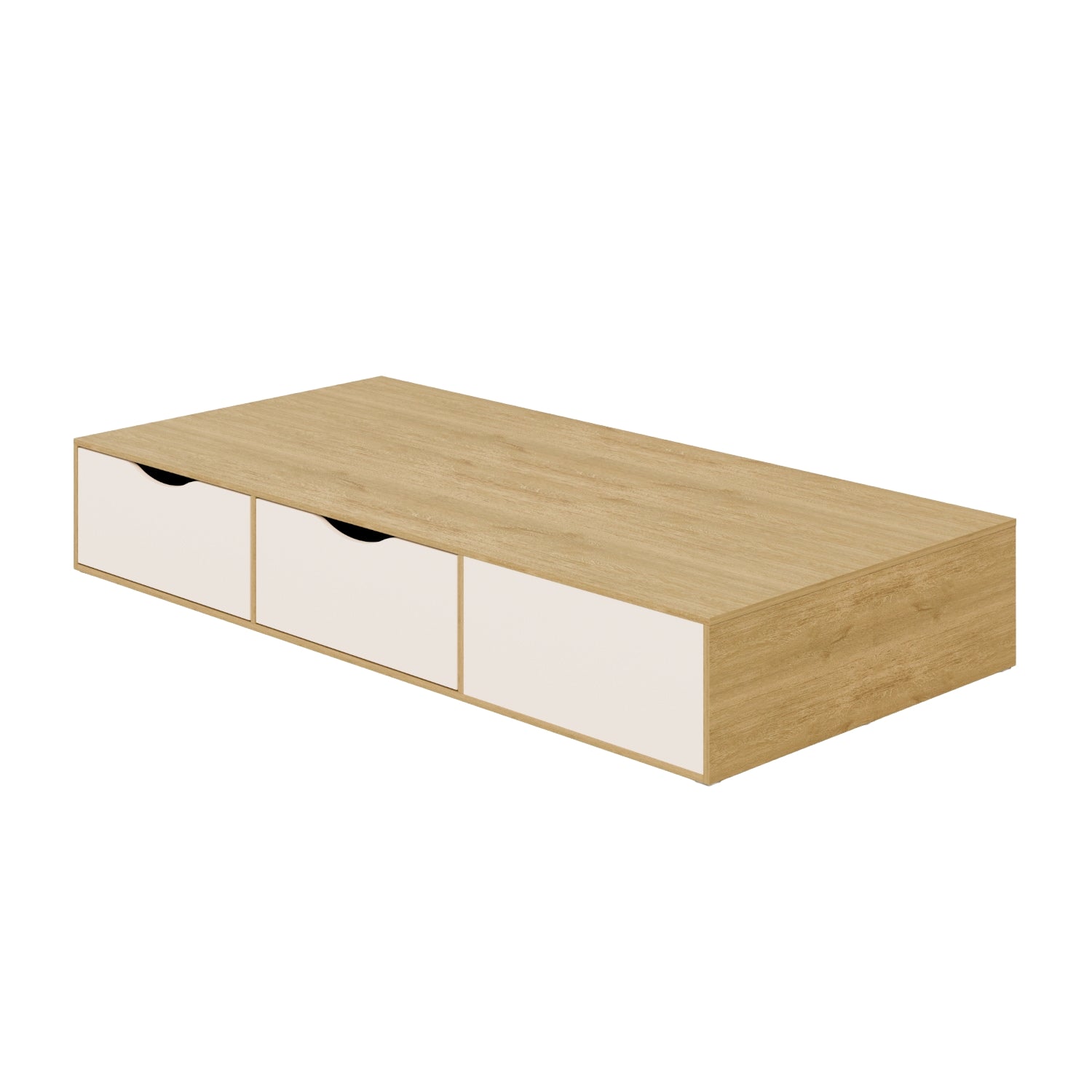 Base Cama 0.90 Compac Natural, Off White