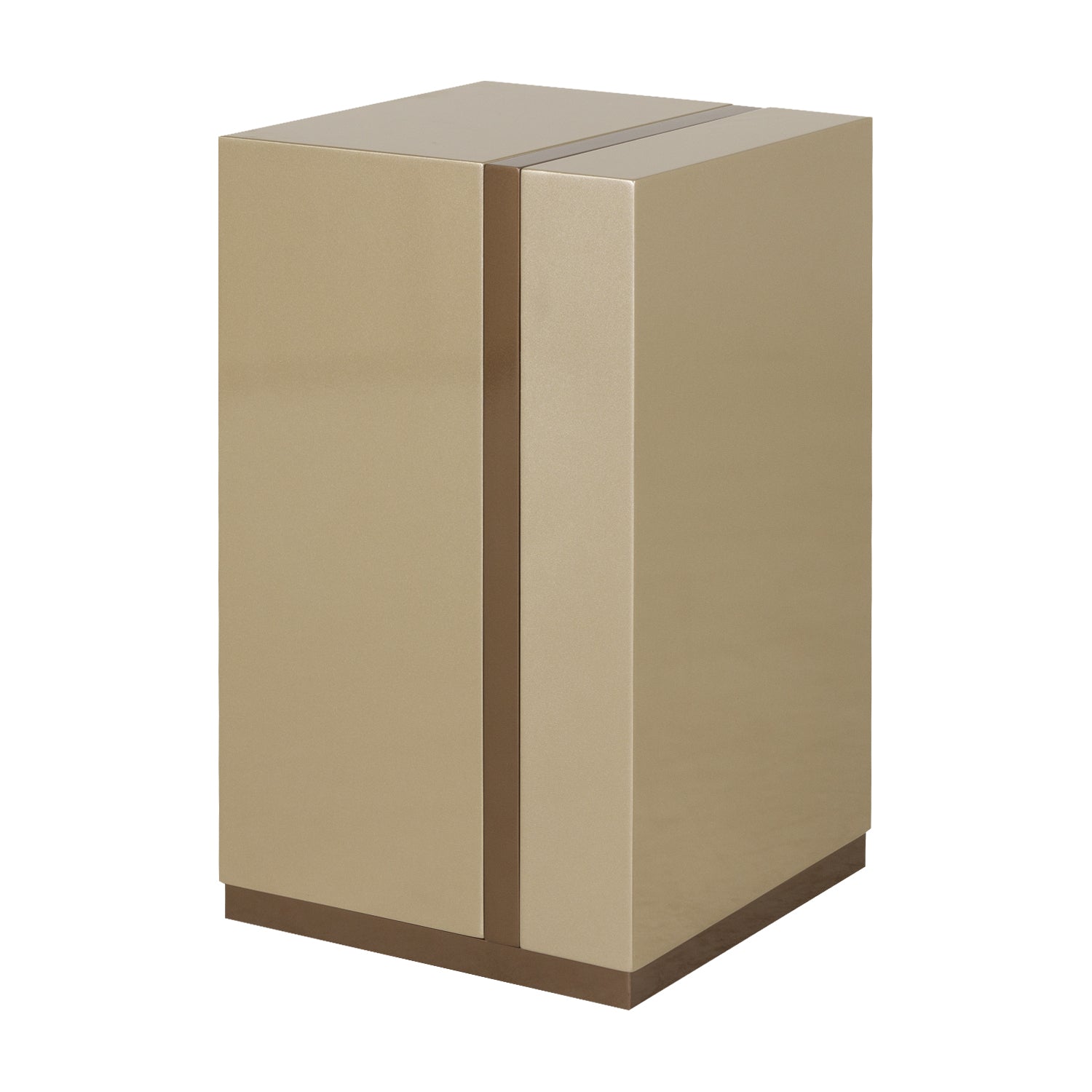 Mesa Auxiliar Lizzi Bronce, Champaña