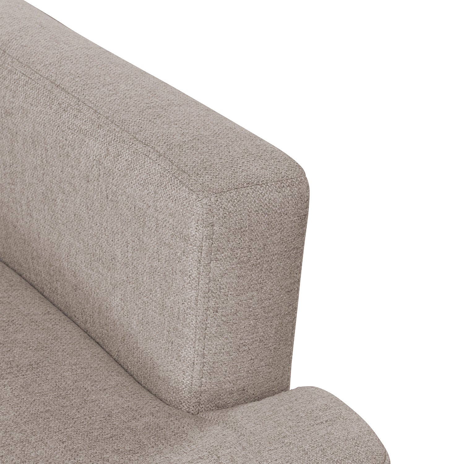 Sofá 2 Puestos Luka Lino Verona Beige, Natural